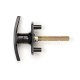 Henderson T-Handle Lock 18mm Spigots - Black - MADE IN THE UK