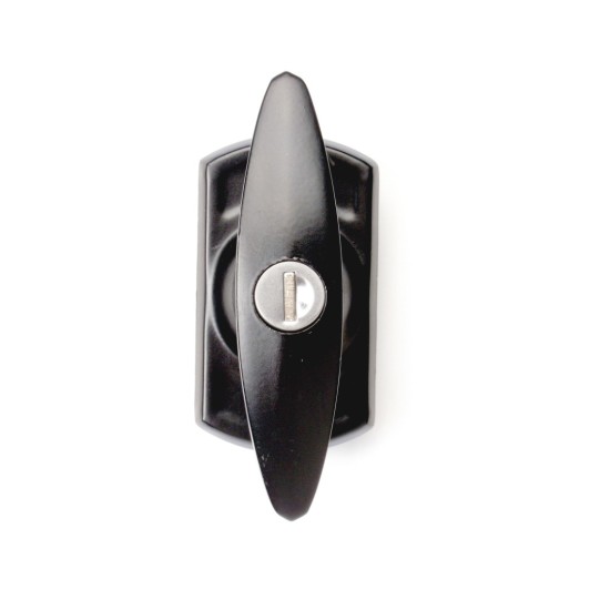 Henderson T-Handle Lock 18mm Spigots - Black - MADE IN THE UK