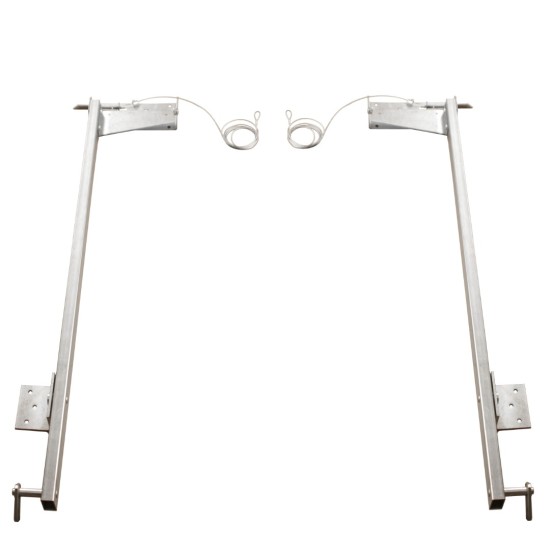 Wessex Double Width Door Slideaway Lift Pivot Link Arms PAIR - Single Spring