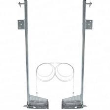 Wessex Double Width Door Slideaway Lift Pivot Link Arms PAIR - Single Spring
