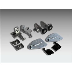Hormann Double Door Top Roller and Bracket Pack - With Latches