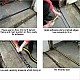 9ft 6” - 20mm High Garage Door Rubber Floor Threshold Seal Kit