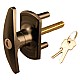 Wickes / B&Q T-handle Garage Door Lock 75mm Shaft Wickes / B&Q T-handle Garage Door Lock 75mm Shaft