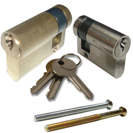 Euro Cylinder Single Side Door Lock Barrel - Keyed Alike