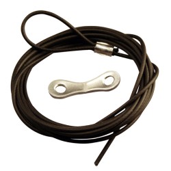 Garage Door Lock Latch Cable Stainless Steel - 100" Garage Door Lock Latch Cable Stainless Steel - 100"