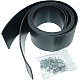 Garage Door PAIR 30" Reinforced Rubber Side Seals with Fixings Garage Door PAIR 30" Reinforced Rubber Side Seals with Fixings