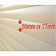 Safety Edge Rubber Roller Door Bottom Weather Seal - For 55mm Lath Safety Edge Rubber Roller Door Bottom Weather Seal - For 55mm Lath