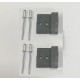 Gliderol GENUINE Roller Door Shutter Lock Bar Guides - PAIR