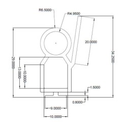 Safety Edge Rubber Roller Door Bottom Weather Seal - For 77mm Lath