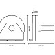 Hormann Cable Support Bracket & Pulley - Tension Track Doors Hormann Cable Support Bracket & Pulley - Tension Track Doors