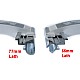 55mm Lath Roller Door Locking Strap 4 Segment - White 55mm Lath Roller Door Locking Strap 4 Segment - White