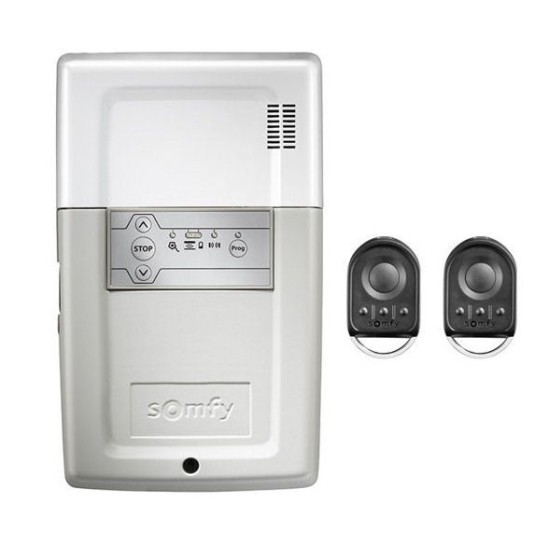 Somfy Rollixo Garage Door RTS Radio Control Receiver & 2 Handsets