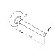 Wayne Dalton Roller Spindle Wheel Assembly