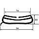 Industrial Roller Shutter Door Wrap Around Rubber Seal Industrial Roller Shutter Door Wrap Around Rubber Seal