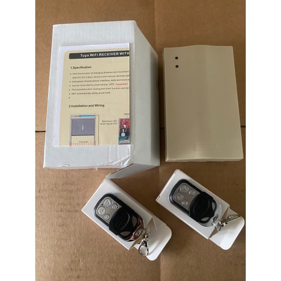 NVM Frequency Roller Shutter Remote Control Unit & 2 Handsets - Built in Wifi