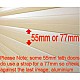 55mm Lath Roller Door Locking Strap 2 segment - White