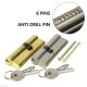 Euro Cylinder ANTI DRILL Door Lock Double Barrel Euro Cylinder ANTI DRILL Door Lock Double Barrel