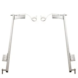 Cardale Double Width Door Slideaway Lift Pivot Link Arms PAIR - Single Spring