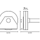 Garador Cable Support Bracket & Pulley - Tension Track Doors