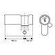 Euro Cylinder Single Side Door Lock Barrel Euro Cylinder Single Side Door Lock Barrel