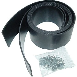 Garage Door PAIR 30" Reinforced Rubber Side Seals with Fixings Garage Door PAIR 30" Reinforced Rubber Side Seals with Fixings