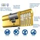 UAP KITEMARKED Euro Cylinder ANTI SNAP Door Lock HIGH SECURITY