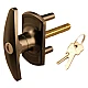 Apex T-handle Garage Door Lock 75mm Shaft Apex T-handle Garage Door Lock 75mm Shaft