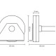 Hormann Cable Support Bracket & Pulley - Tension Track Doors