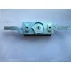 Steel Line Inline Roller Shutter Lock - Chrome