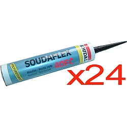 24 x SOUDAFLEX 40FC Adhesive HEAVY DUTY SEALANT 310ml Tubes - Black 24 x SOUDAFLEX 40FC Adhesive HEAVY DUTY SEALANT 310ml Tubes - Black