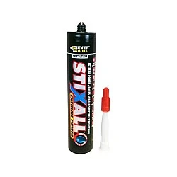 EVERBUILD STIXALL Adhesive HEAVY DUTY SEALANT 300ml - CLEAR EVERBUILD STIXALL Adhesive HEAVY DUTY SEALANT 300ml - CLEAR