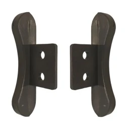 PAIR Roller Garage Door Push Fit Nylon END LOCKS for 2" slat (lath) - 63mm Overall PAIR Roller Garage Door Push Fit Nylon END LOCKS for 2" slat (lath) - 63mm Overall