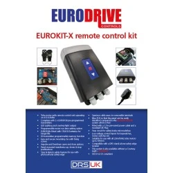 Eurodrive EUROKIT X Remote control unit c/w 2 x Fobs for Roller Shutter Electric Doors