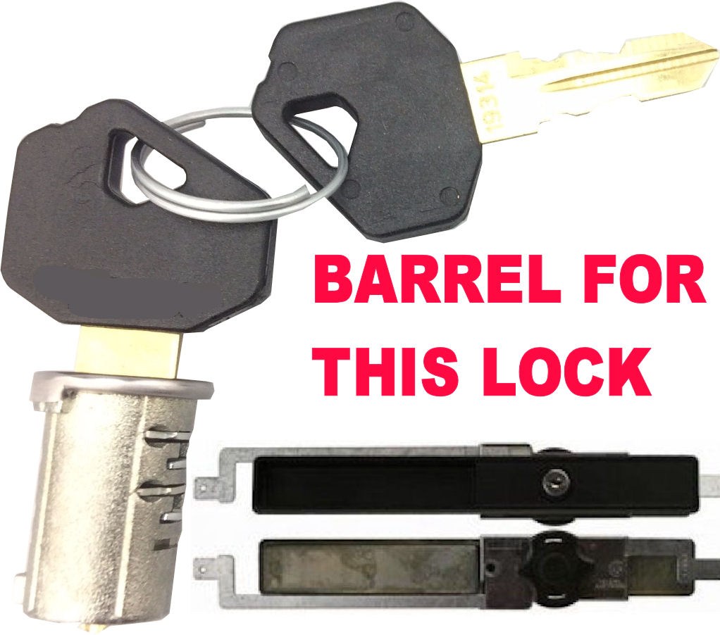 B&D Roller Garage Door Lock Barrel & 2 Keys