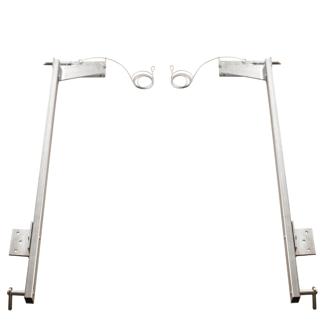 Wessex Double Width Door Slideaway Lift Pivot Link Arms PAIR - Single Spring Wessex Double Width Door Slideaway Lift Pivot Link Arms PAIR - Single Spring