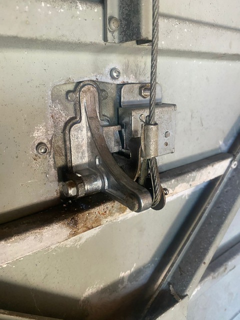 Garador Westland MK3c Lock Push Handle Lever - Older Wide Version