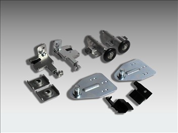 Garador Double Door Top Roller and Bracket Pack - With Latches
