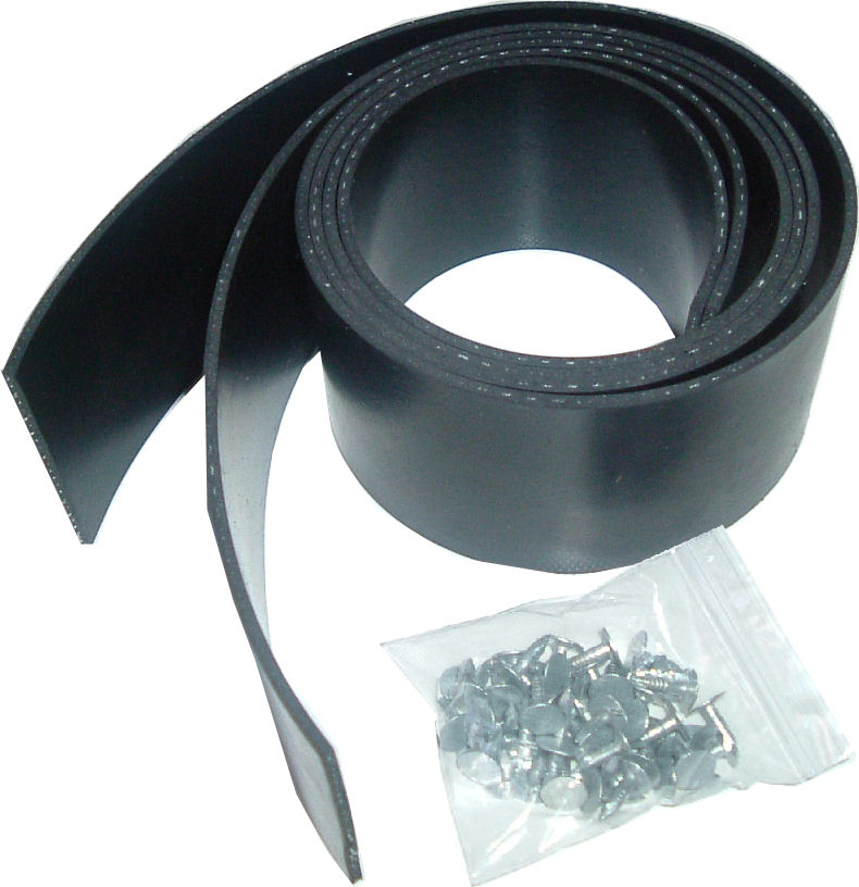 Garage Door PAIR 30" Reinforced Rubber Side Seals with Fixings Garage Door PAIR 30" Reinforced Rubber Side Seals with Fixings