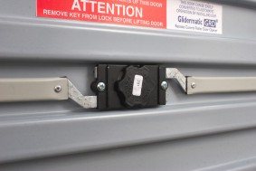 Steel Line Roller Door Shutter Lock Rod Bars - PAIR