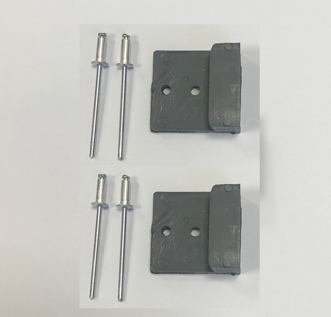 Steel Line Roller Door Shutter Lock Rod Bars - PAIR