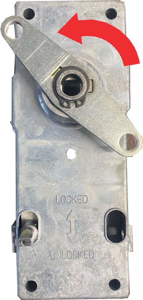 King Euro Lock Mechanism Assembly - Anti-Clockwise Movement