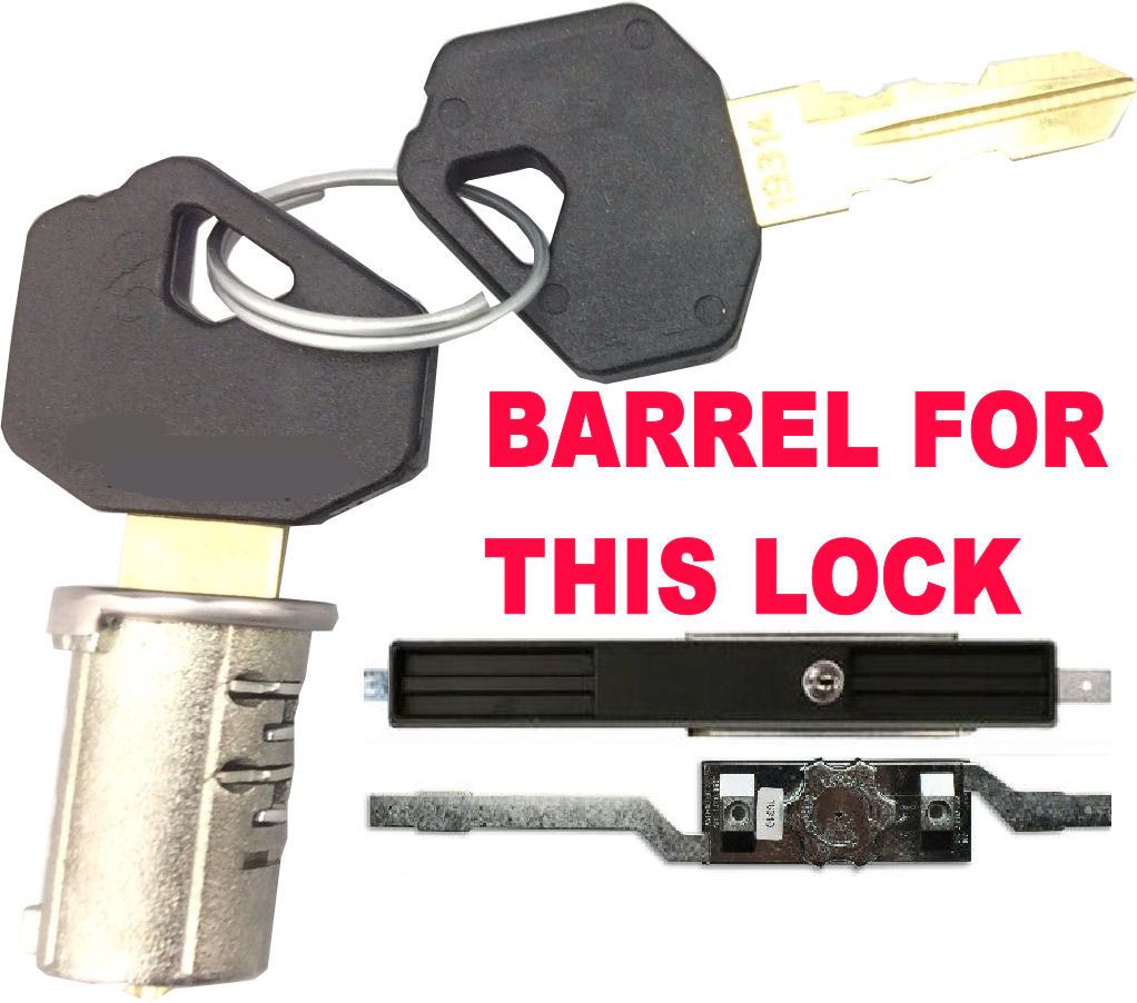 Garage Door Systems GDS Inline Roller Shutter Lock 9.5" - Barrel & 2 Keys Garage Door Systems GDS Inline Roller Shutter Lock 9.5" - Barrel & 2 Keys