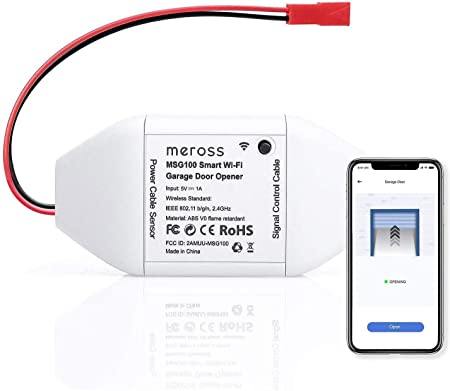 Meross Smart Wi-Fi Garage Door Opener - Alexa Compatible