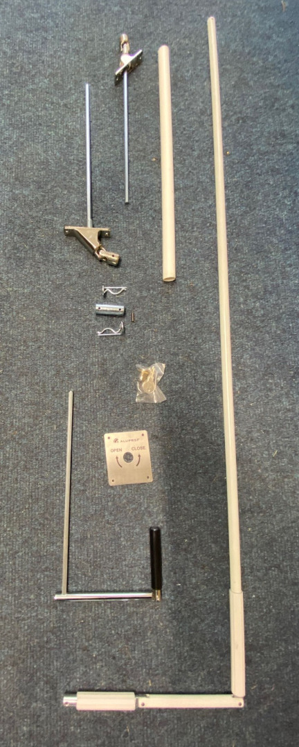 Roller Shutter Door Low Level Emergency Override External Release Kit - 0, 45 or 90 degree option