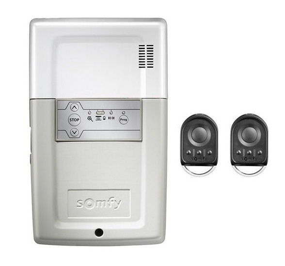 Somfy Rollixo Garage Door RTS Radio Control Receiver & 2 Handsets