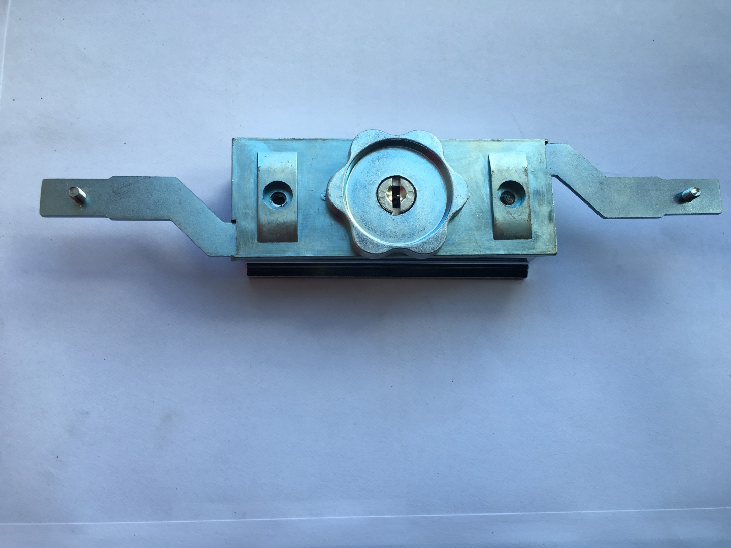 Steel Line Inline Roller Shutter Lock - Black