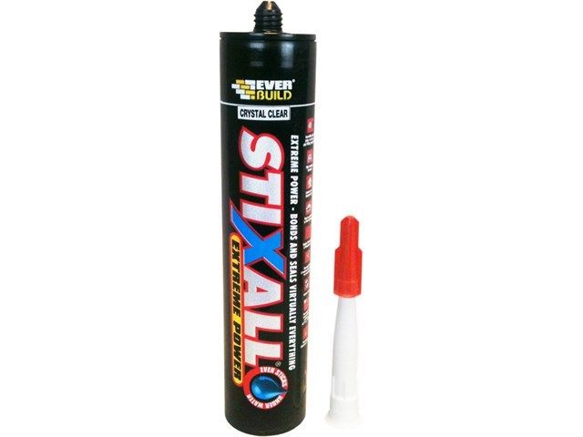 EVERBUILD STIXALL Adhesive HEAVY DUTY SEALANT 300ml - CLEAR