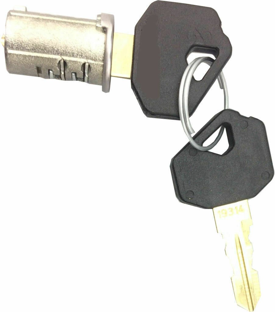 STEEL LINE Old Style Garage Roller Shutter Door Lock - Barrel & 2 Keys STEEL LINE Old Style Garage Roller Shutter Door Lock - Barrel & 2 Keys