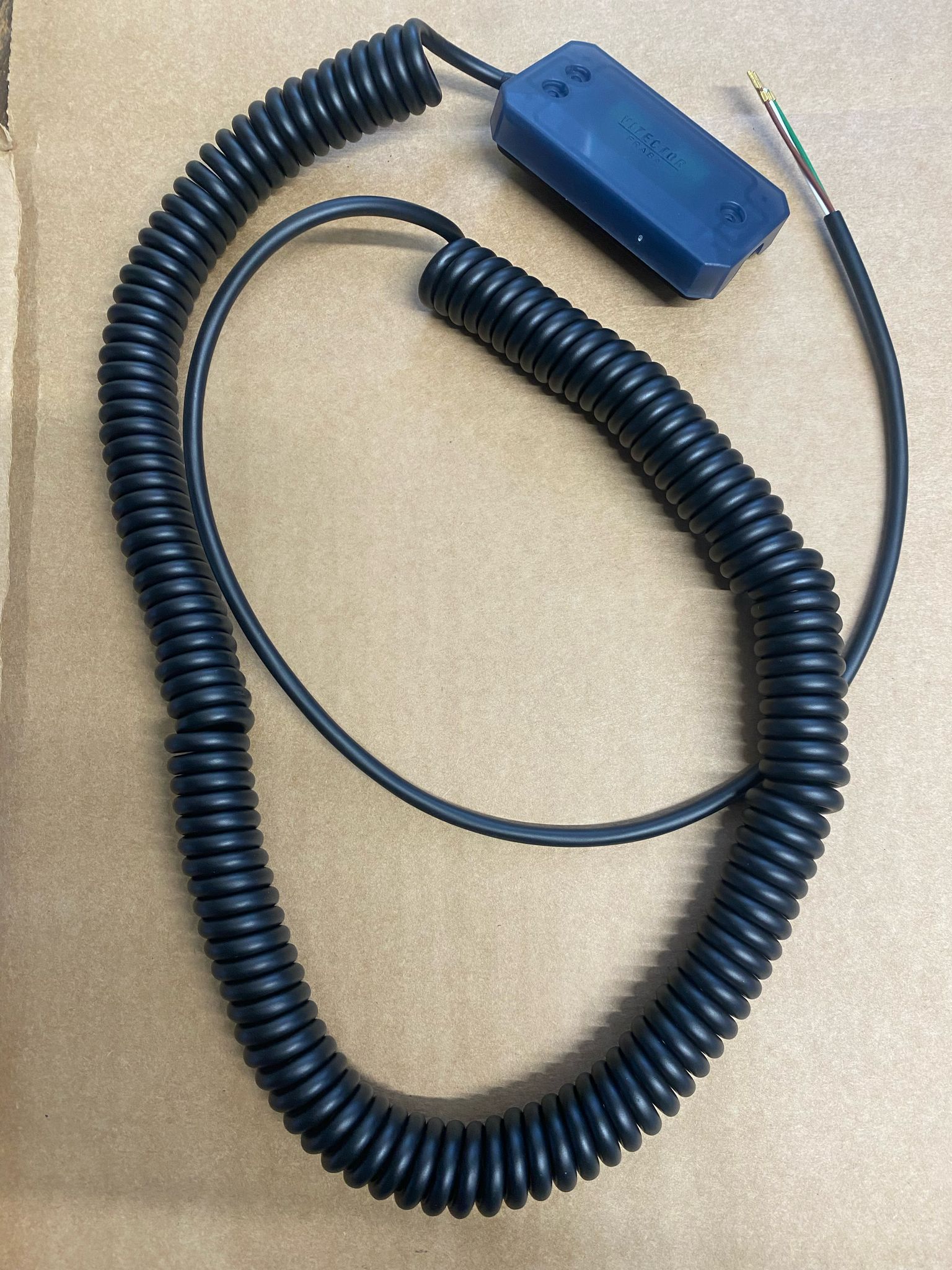 Teleco Ellard Safety Edge Spiral Curly Cable & Junction Box Teleco Ellard Safety Edge Spiral Curly Cable & Junction Box
